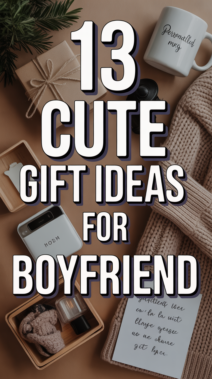 ❤️ 13 Cute Gift Ideas For Boyfriend