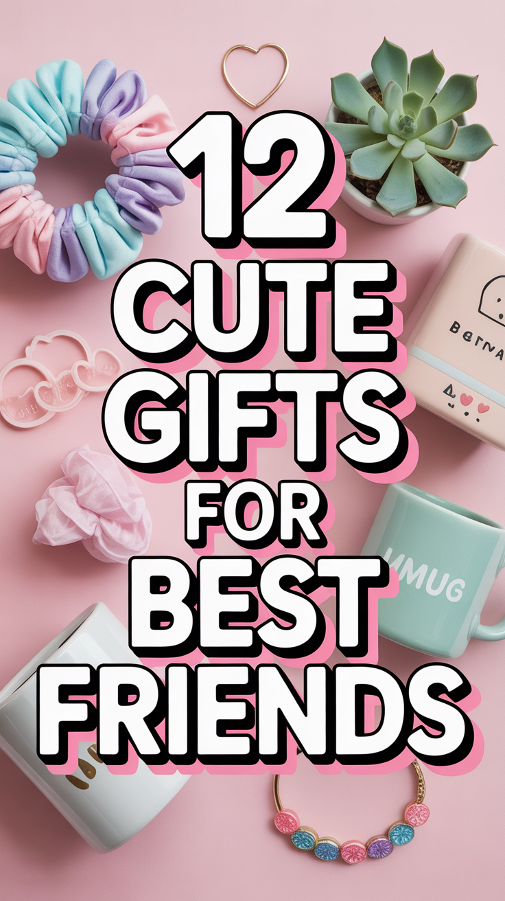 ✨ 12 Cute Gifts For Best Friends