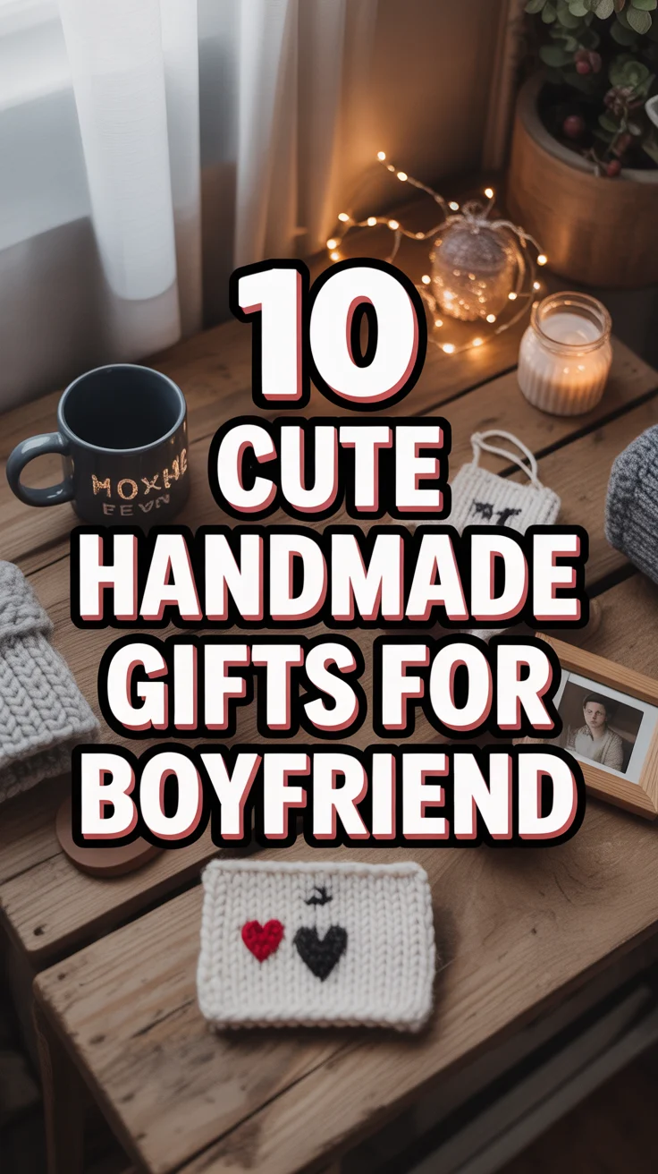 🎁 10 Cute Handmade Gifts For Boyfriend