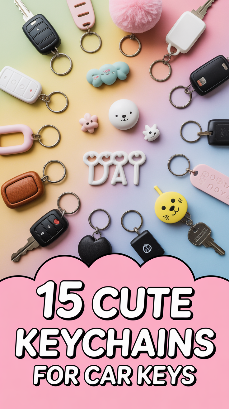 ✨ 15 Cute Keychains For Car Keys