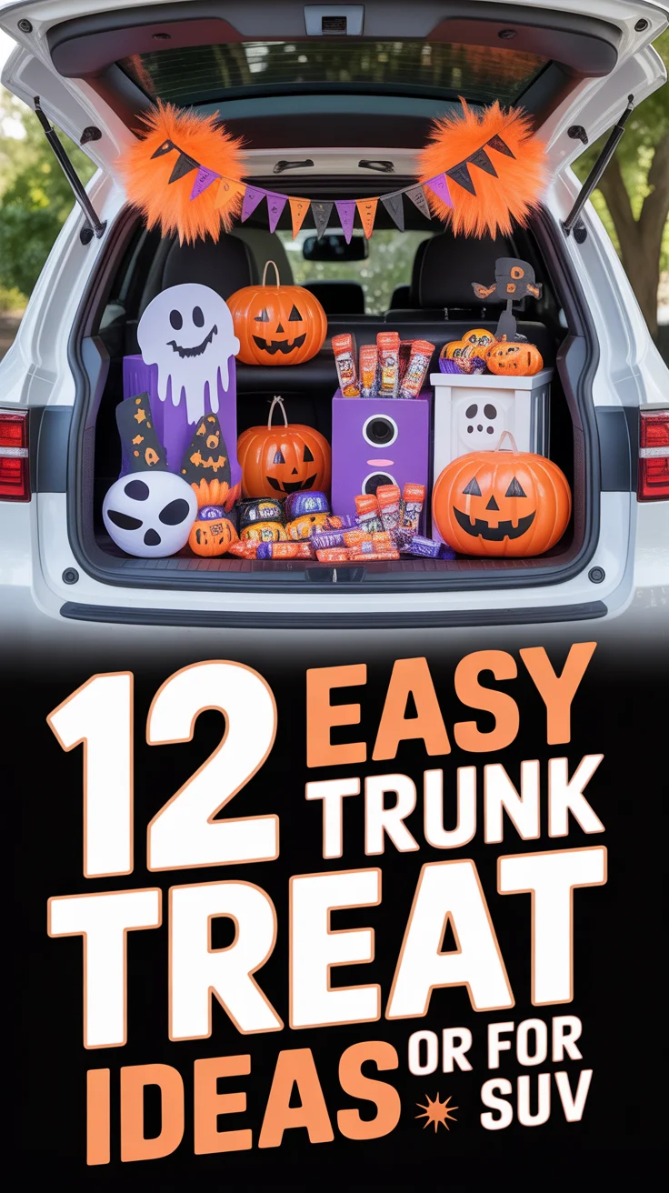 🎃 12 Easy Trunk Or Treat Ideas For SUV