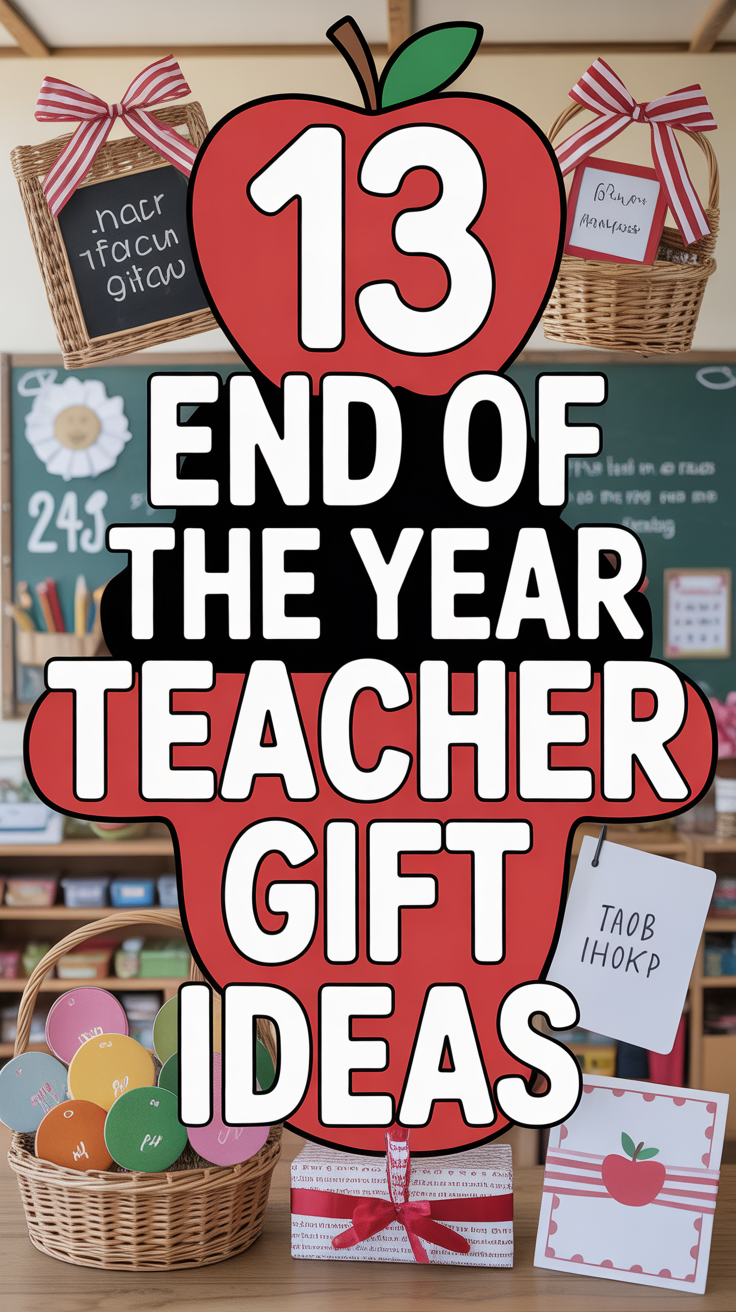 🎁 13 End Of The Year Teacher Gift Ideas