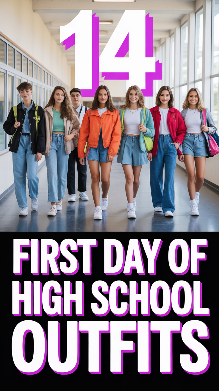 🎓 14 First Day Of High School Outfits