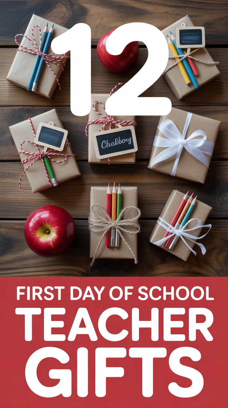 🍎 12 First Day Of School Teacher Gifts