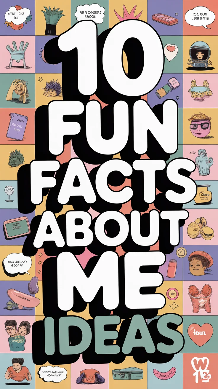 🤔 10 Fun Facts About Me Ideas