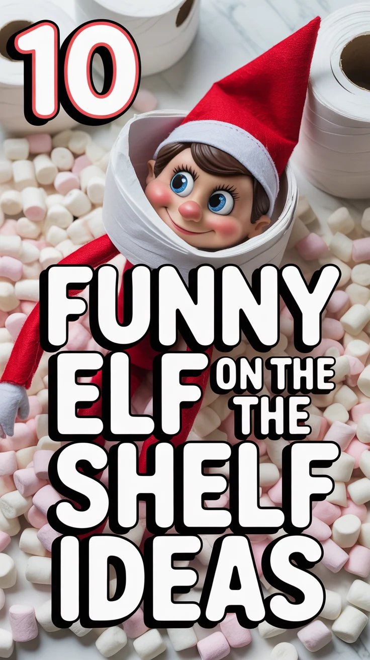 🤣 10 Funny ELF On The Shelf Ideas