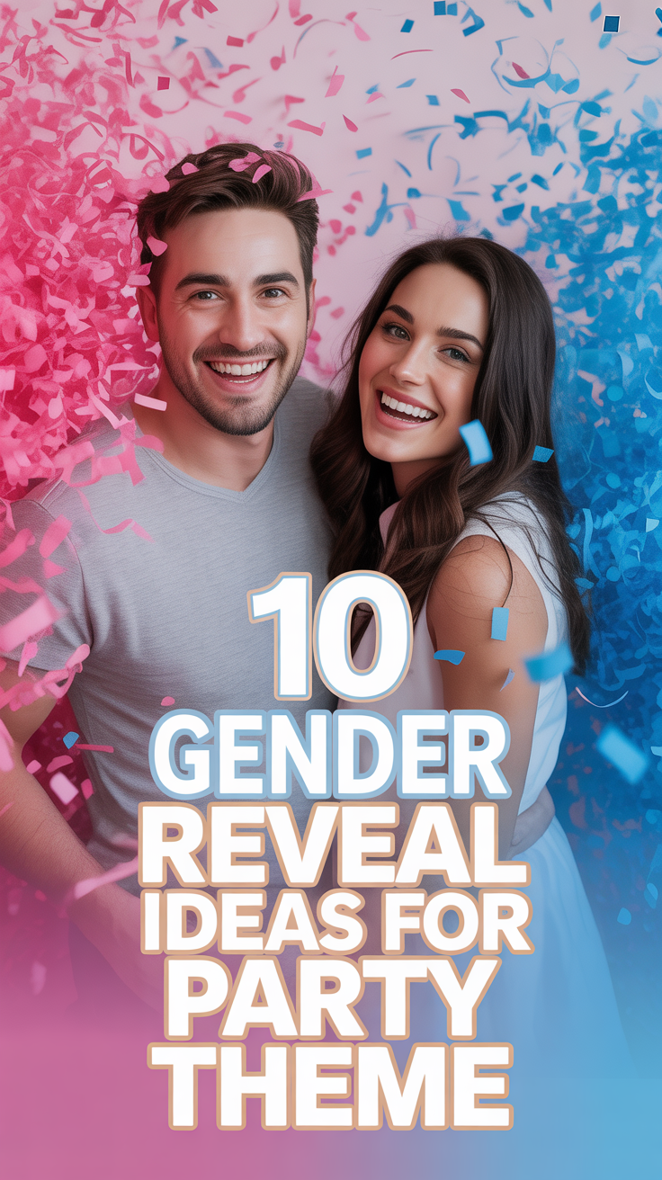 🎉 10 Gender Reveal Ideas For Party Theme