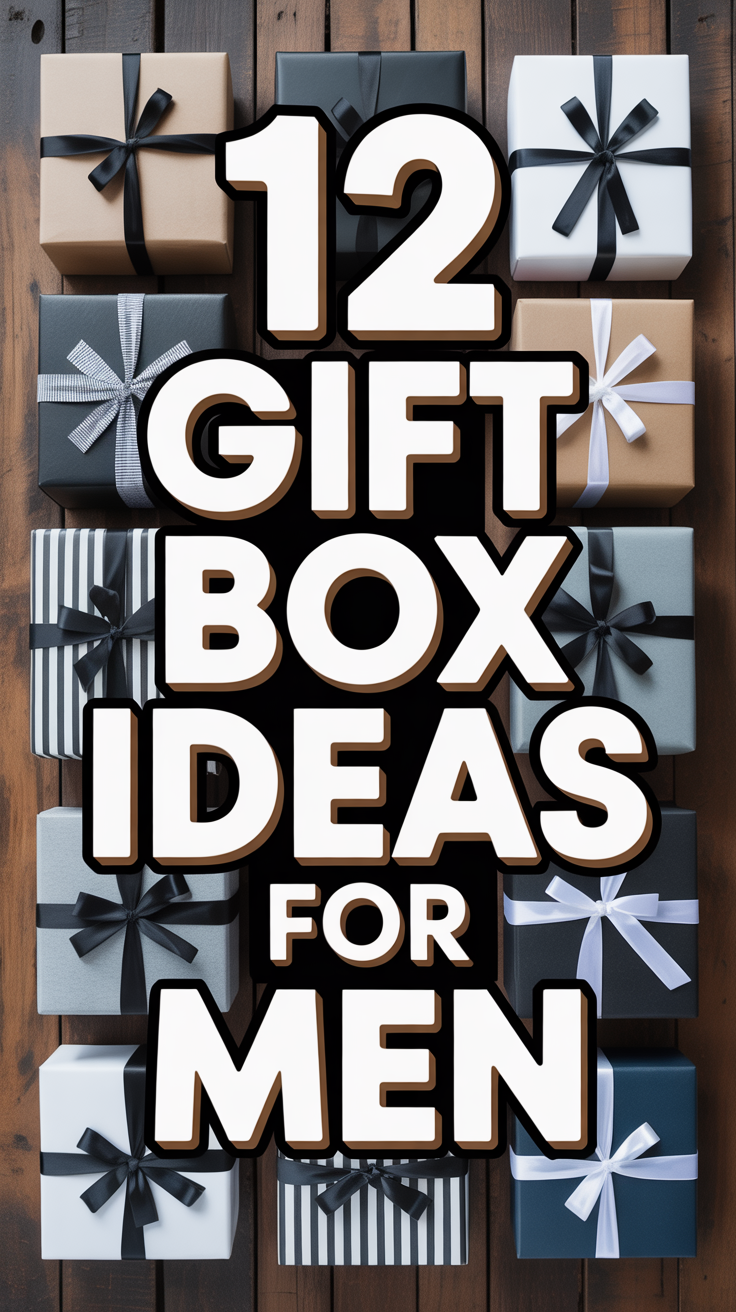 🎁 12 Gift Box Ideas For Men