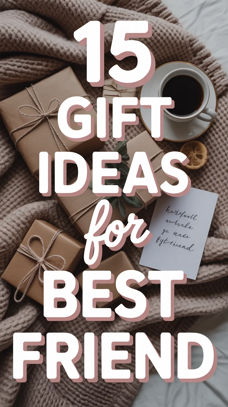 ✨ 15 Gift Ideas For Best Friend