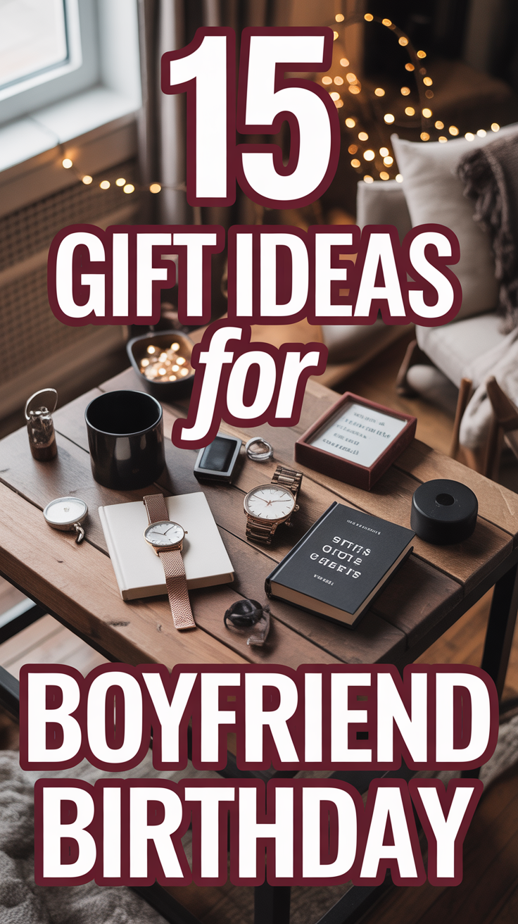 🎁 15 Gift Ideas For Boyfriend Birthday