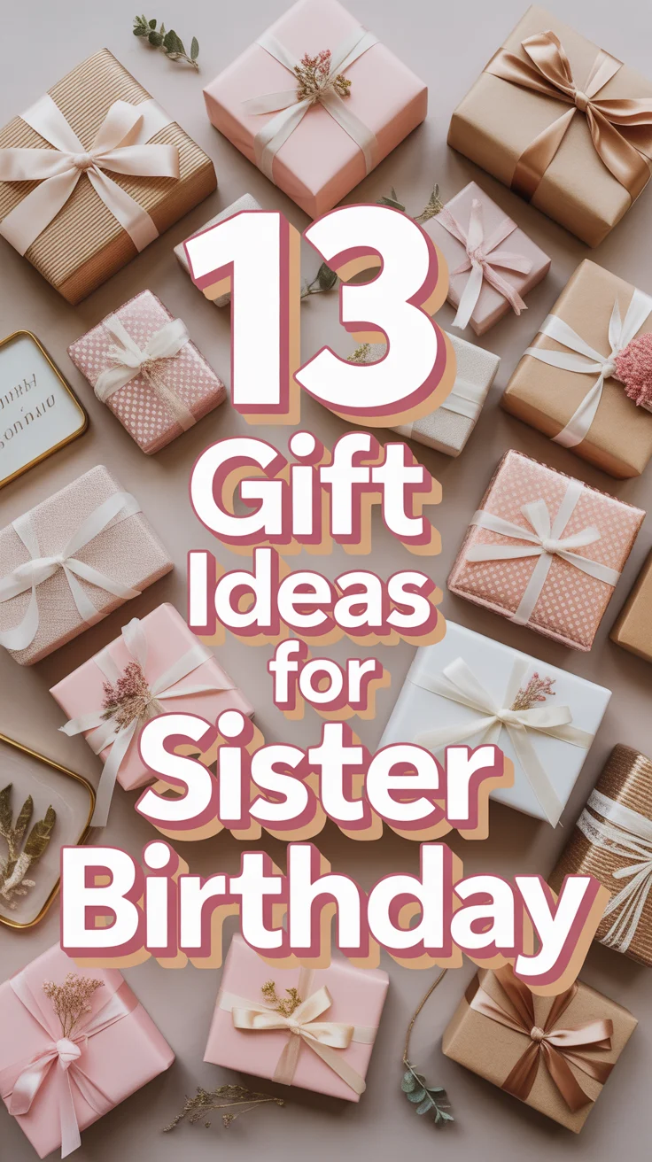 🎁 13 Gift Ideas For Sister Birthday