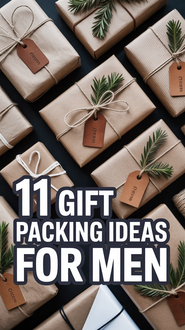 🎁 11 Gift Packing Ideas For Men