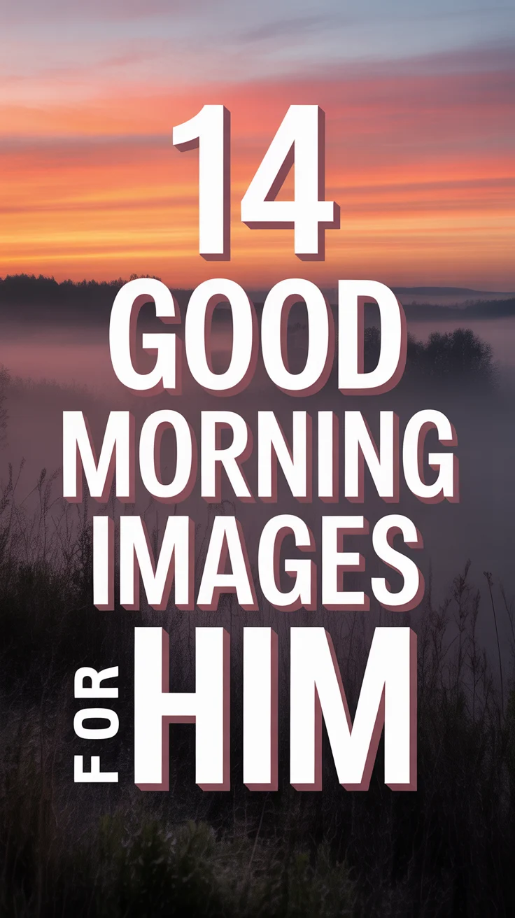 ☀️ 14 Good Morning Images For Him