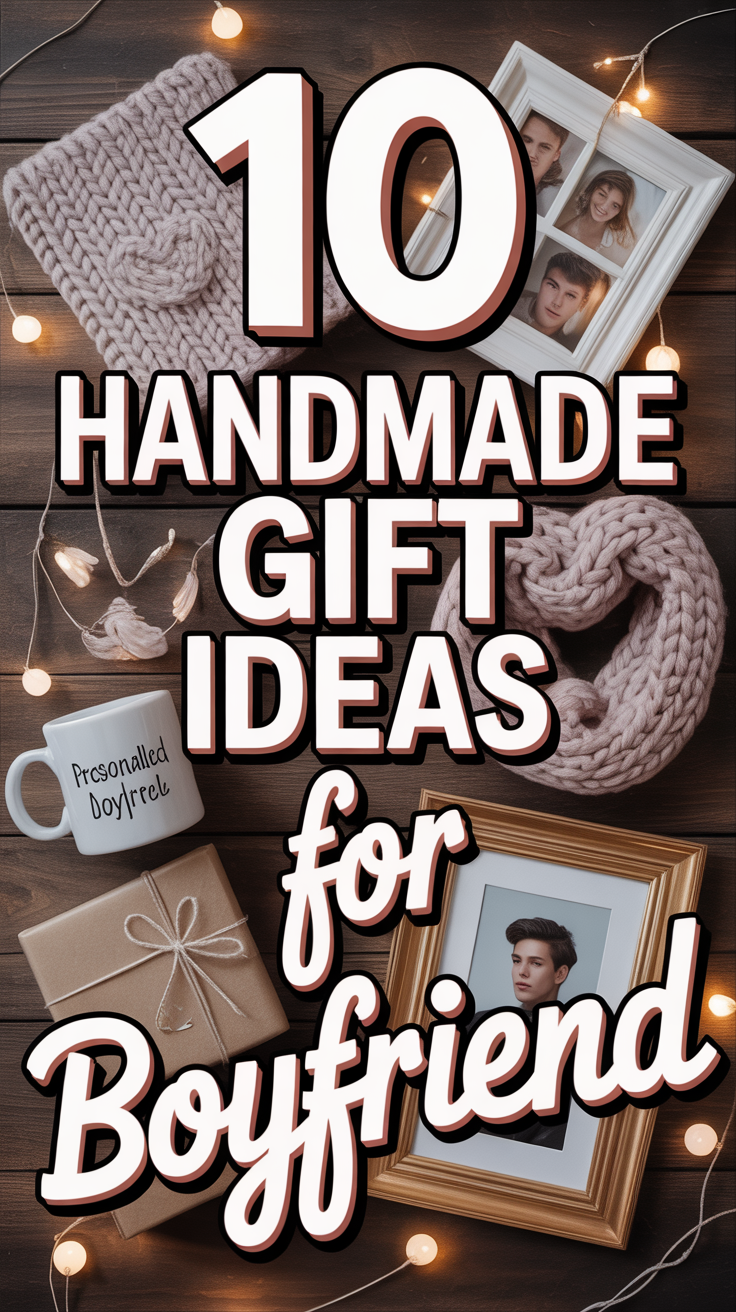 ❤️ 10 Handmade Gift Ideas For Boyfriend