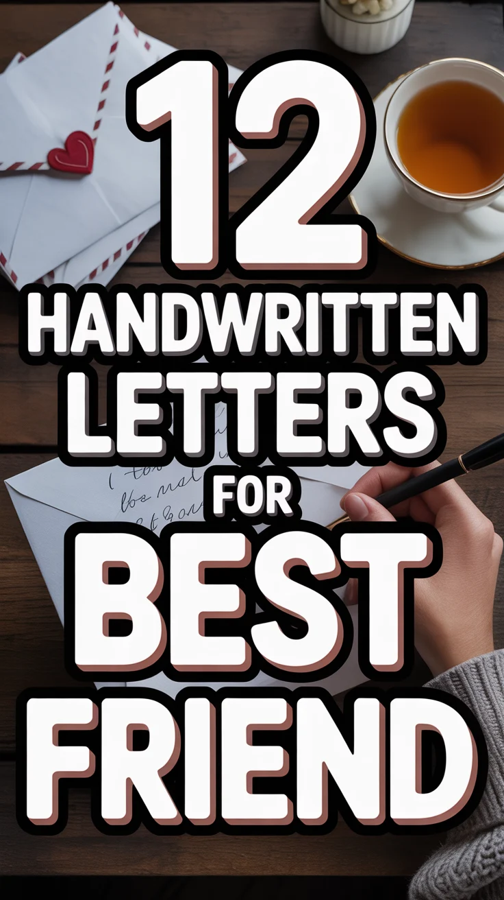 ✍️ 12 Handwritten Letters For Best Friend