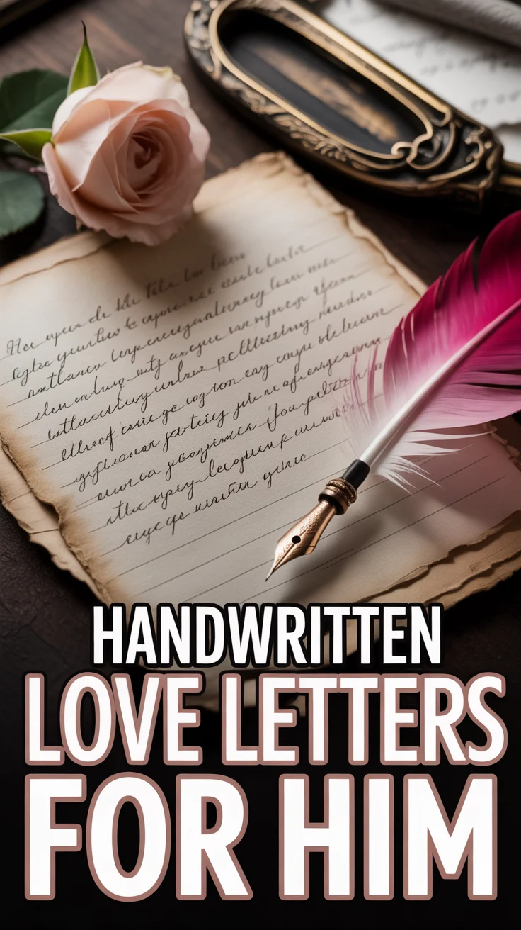 Handwritten Love Letters For Him