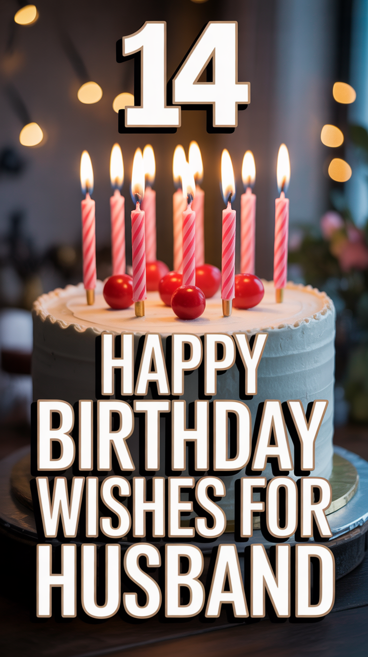🎂 14 Happy Birthday Wishes For Husband