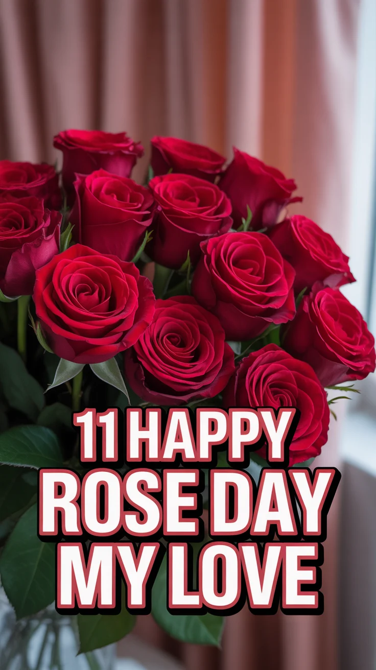 🌹 11 Happy Rose Day My Love