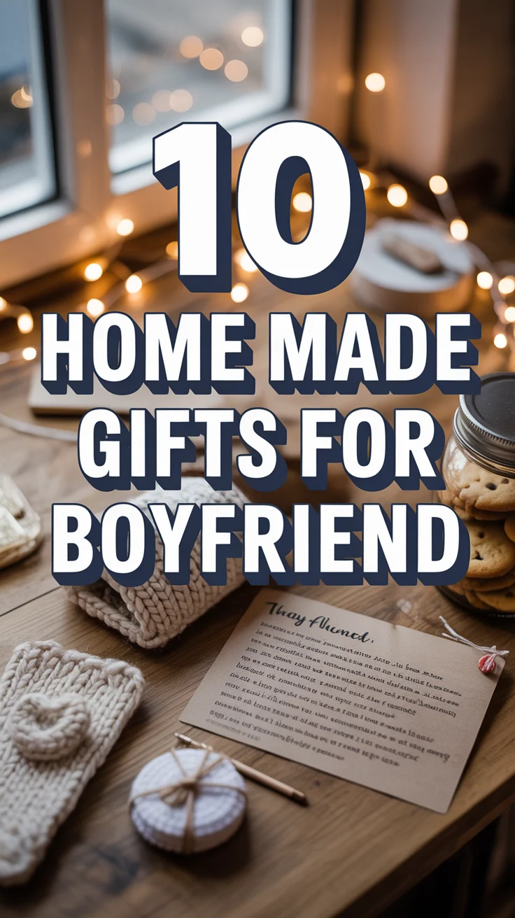 🎁 10 Home Made Gifts For Boyfriend