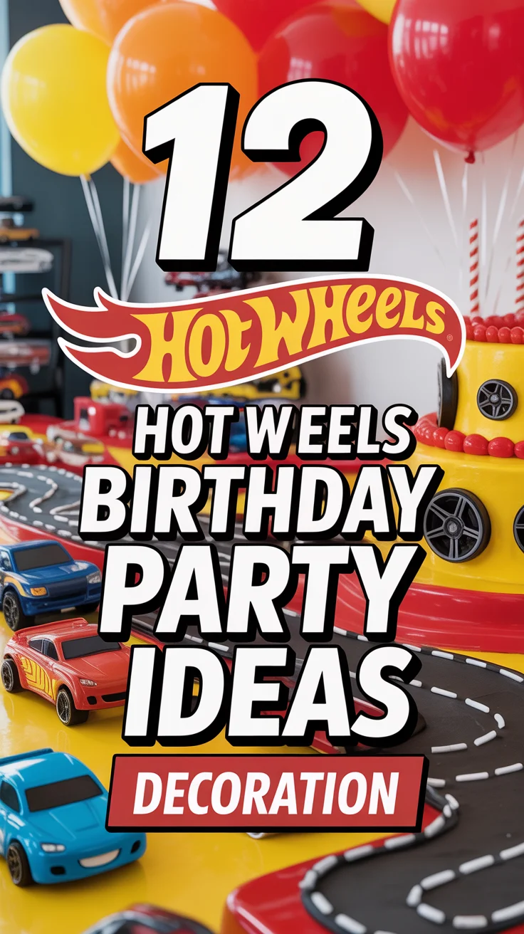 🏎️ 12 Hot Wheels Birthday Party Ideas Decoration