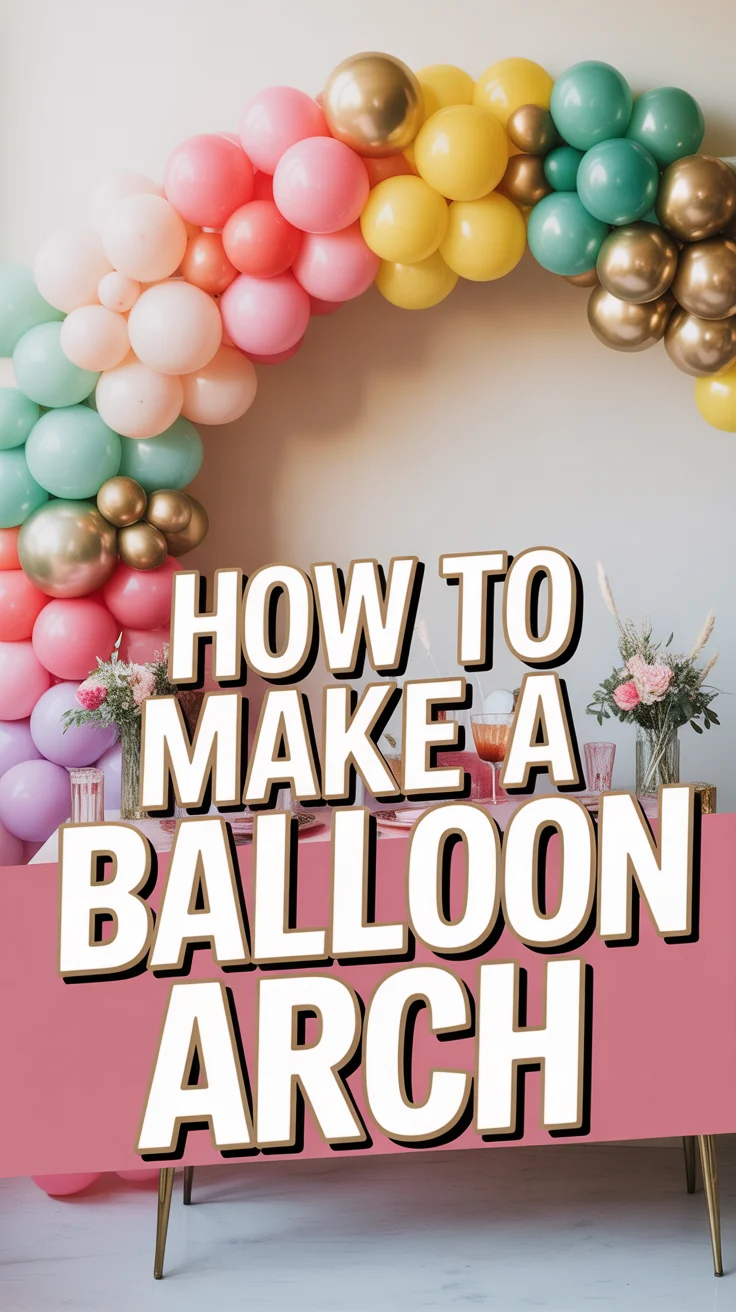 ✨ How To Make A Balloon Arch
