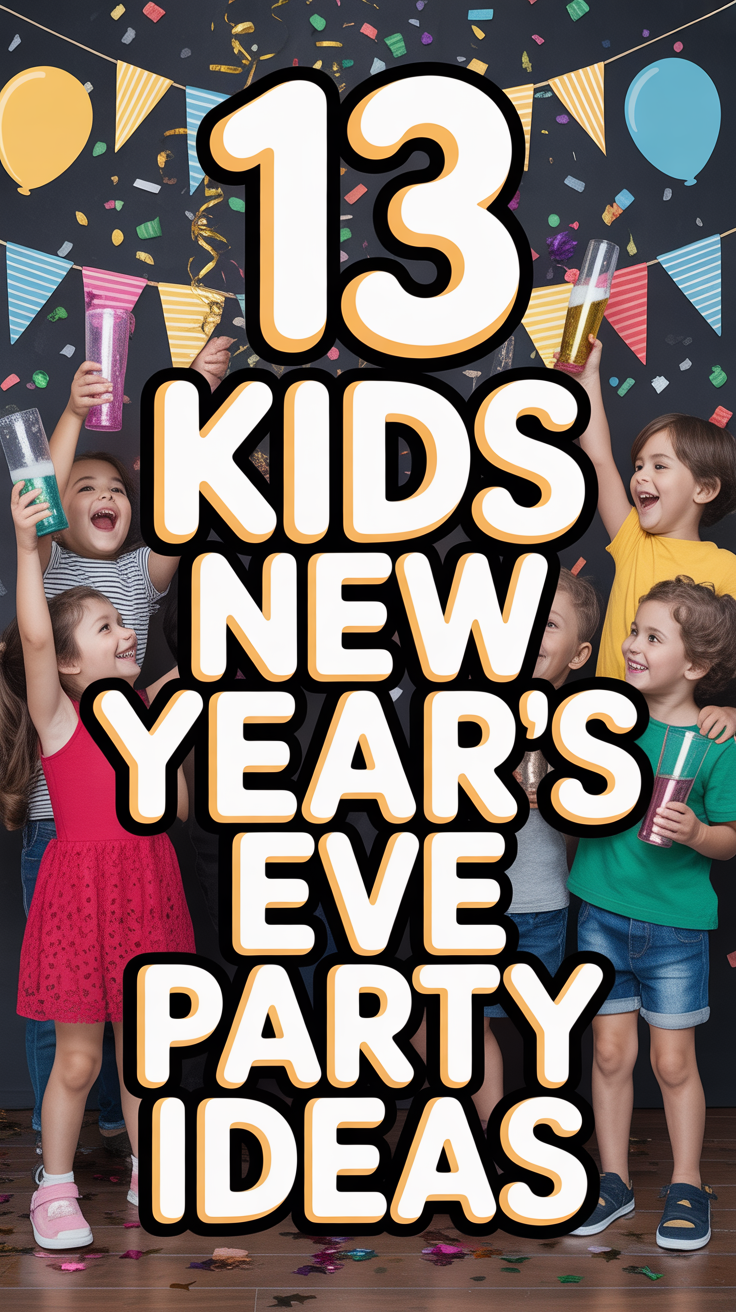 🥳 13 Kids New Years Eve Party Ideas