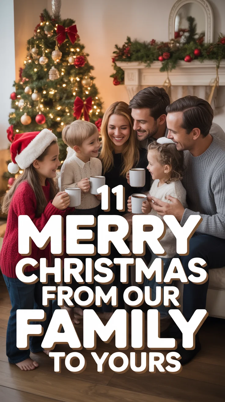 🎁 11 Merry Christmas From Our Family To Yours