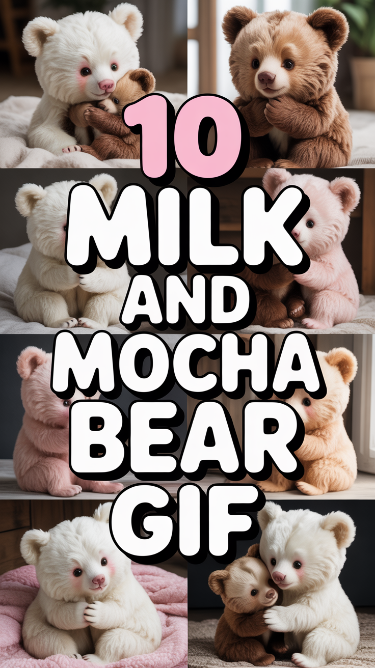 🐻 10 Milk And Mocha Bear Gif