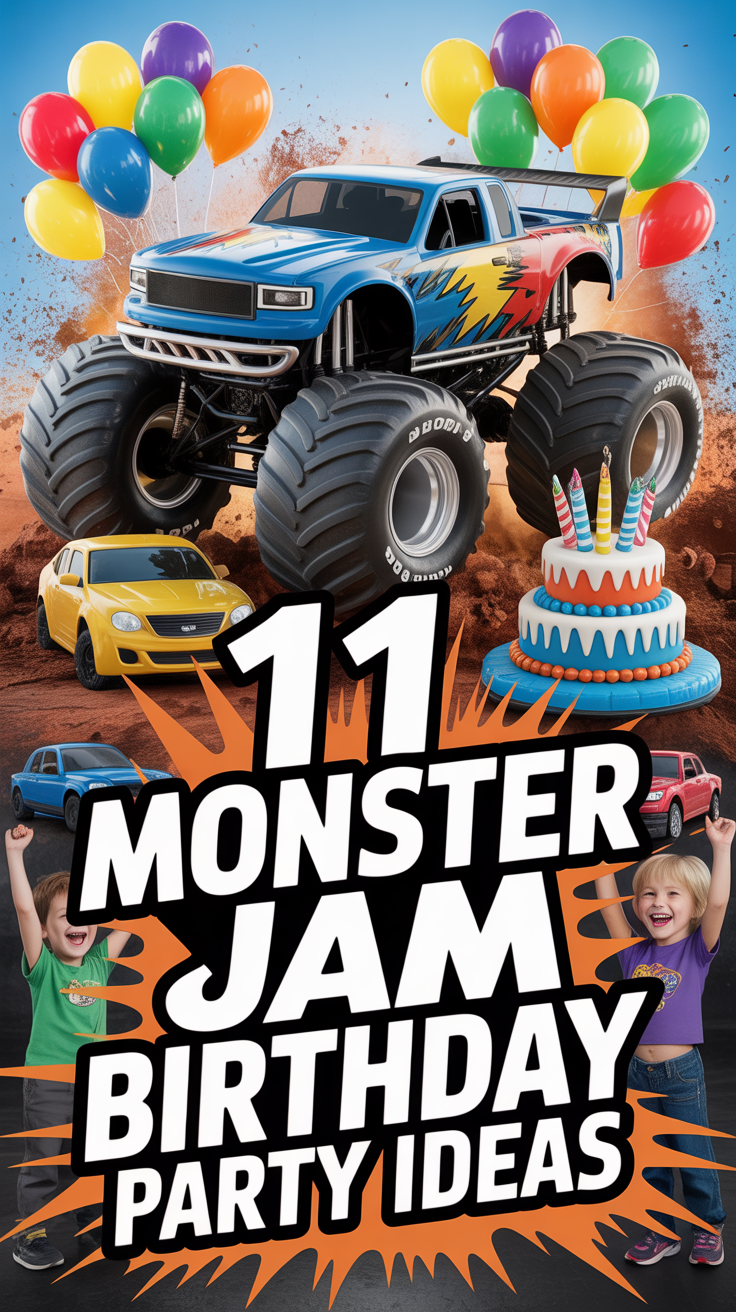 🚚 11 Monster Jam Birthday Party Ideas