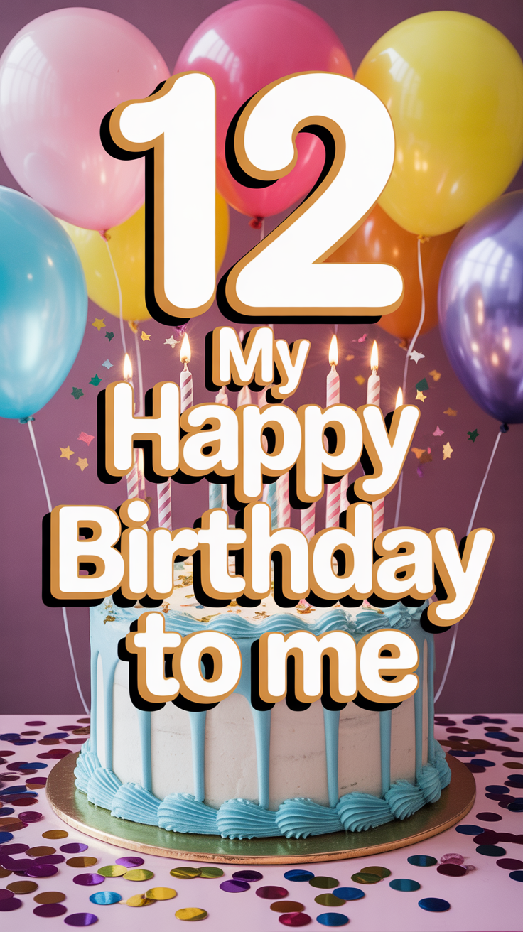 🎉 12 My Happy Birthday To Me