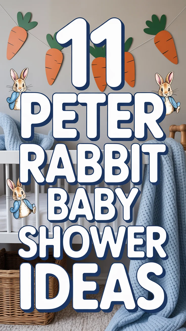 🐰 11 Peter Rabbit Baby Shower Ideas
