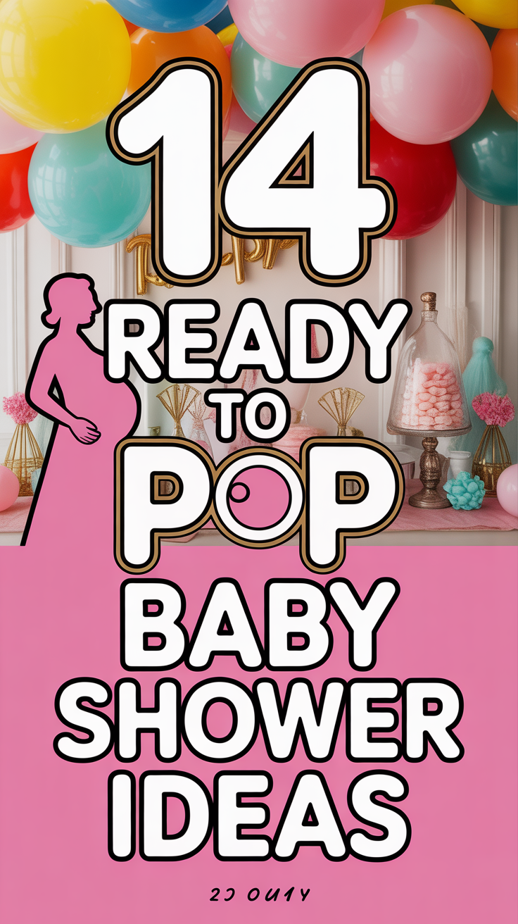 🎉 14 Ready To Pop Baby Shower Ideas