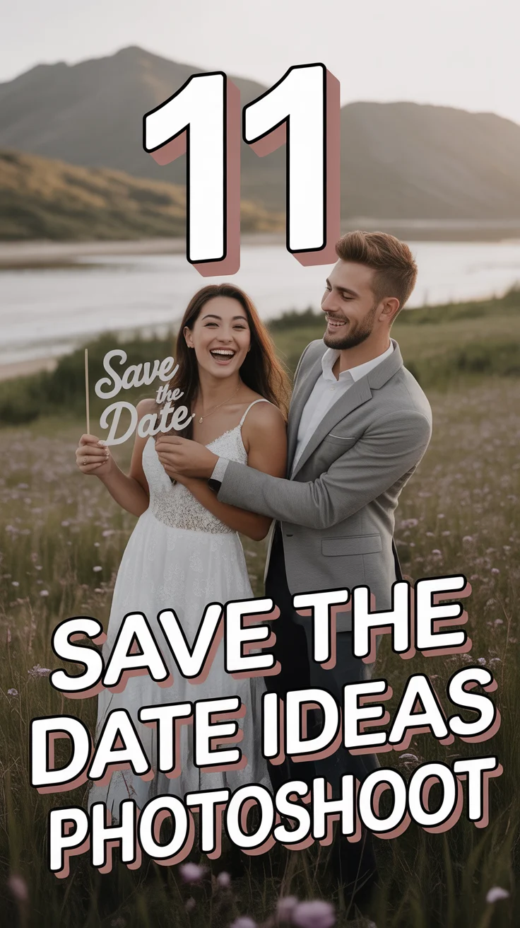 📸 11 Save The Date Ideas Photoshoot
