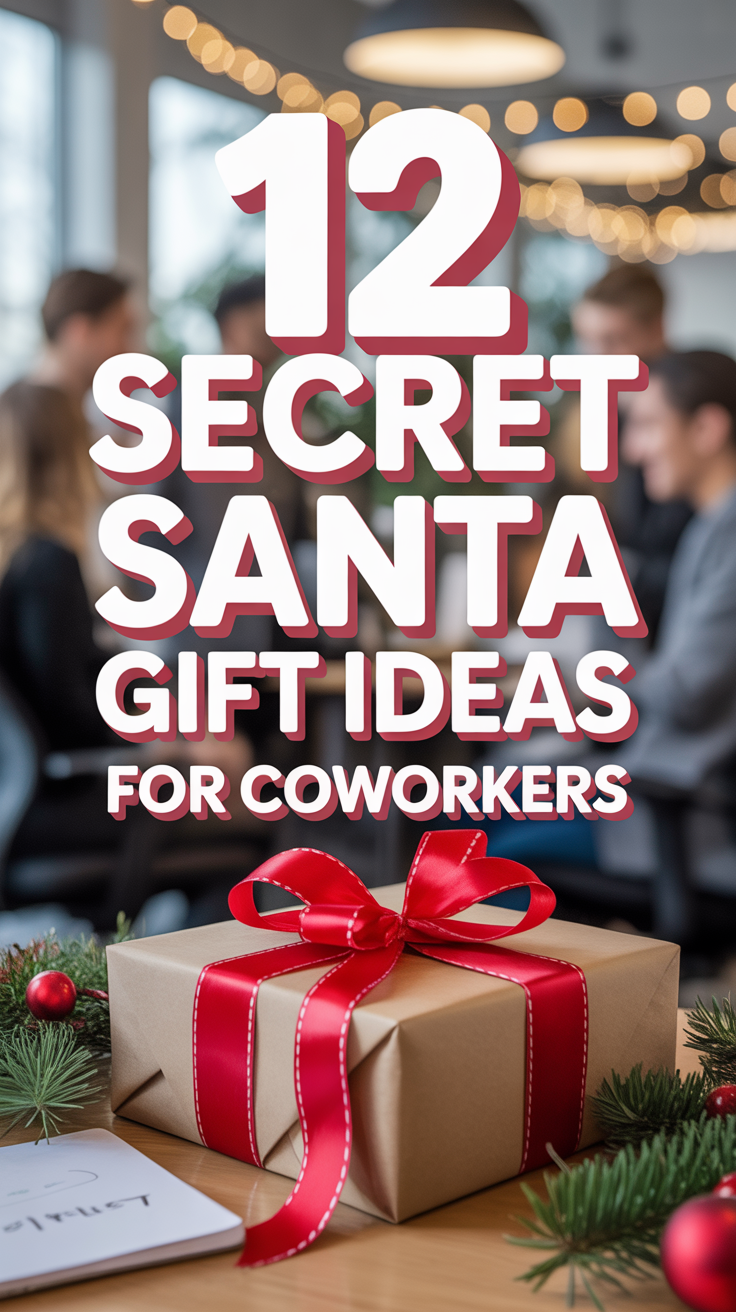 🎁 12 Secret Santa Gift Ideas For Coworkers