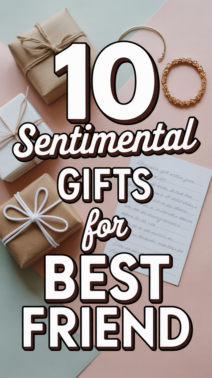 ❤️ 10 Sentimental Gifts For Best Friend