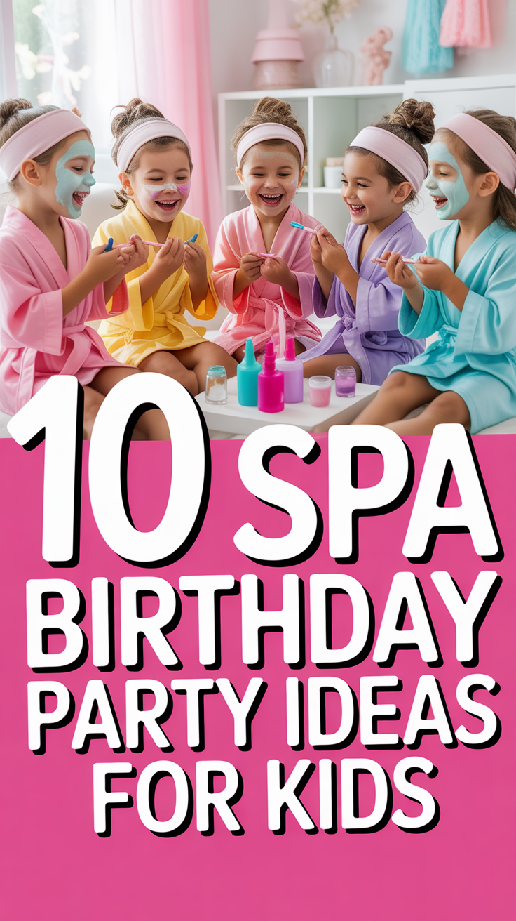 💅 10 Spa Birthday Party Ideas For Kids