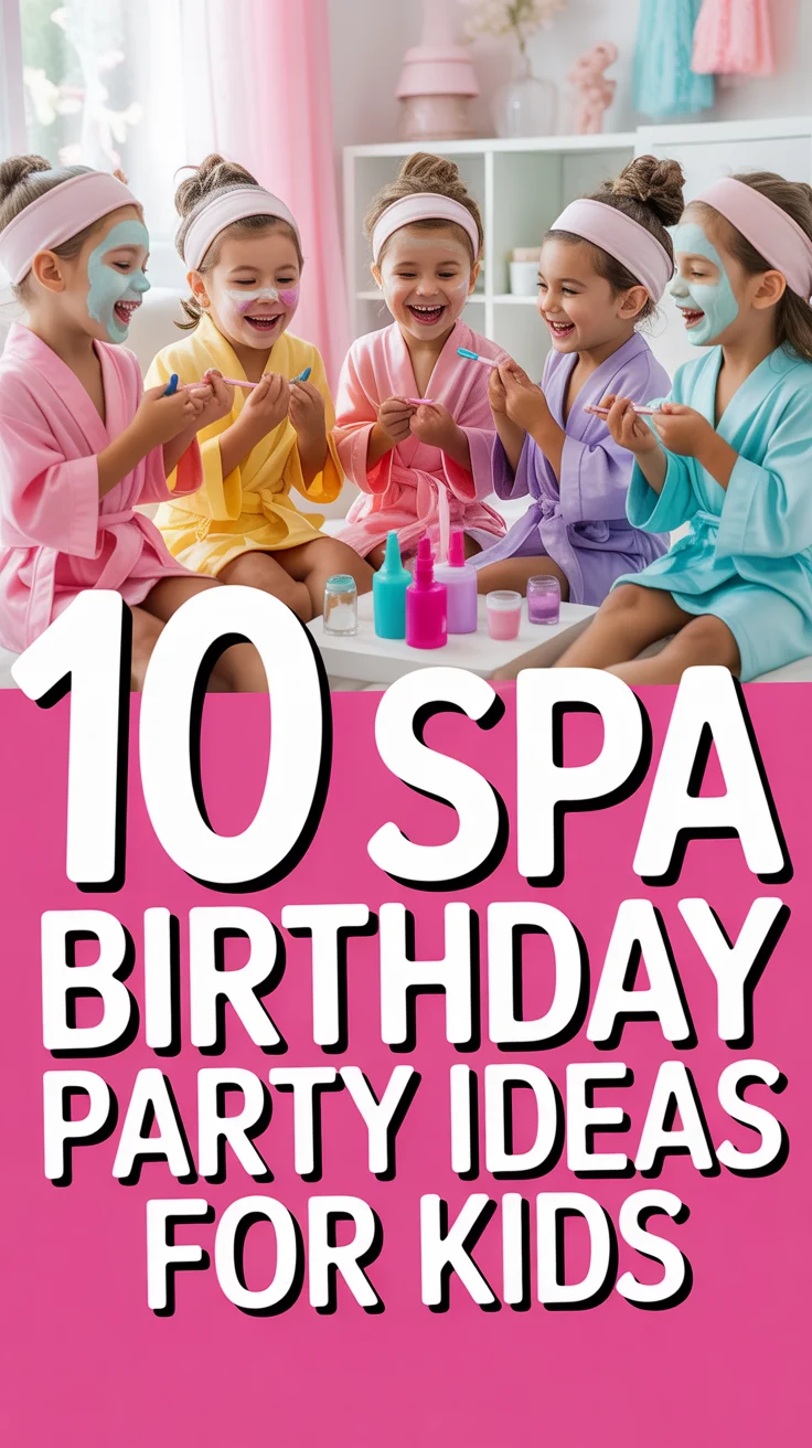 💅 10 Spa Birthday Party Ideas For Kids