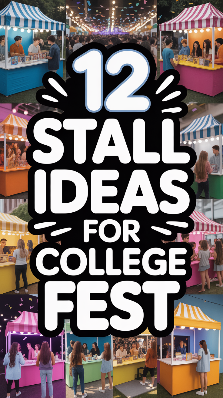 💡 12 Stall Ideas For College Fest