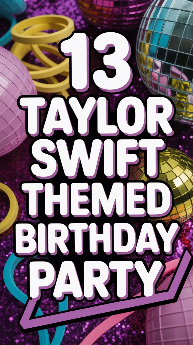 ✨ 13 Taylor Swift Themed Birthday Party