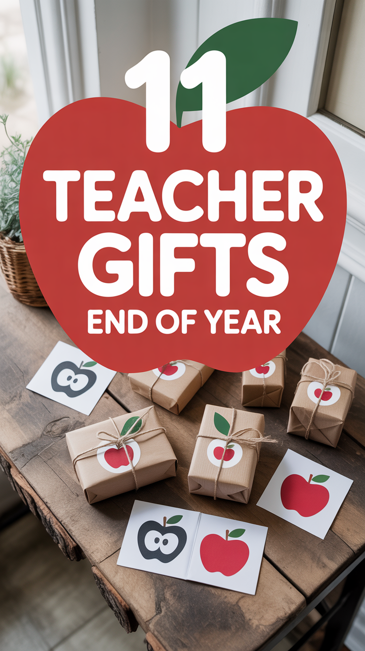 🍎 11 Teacher Gifts End Of Year