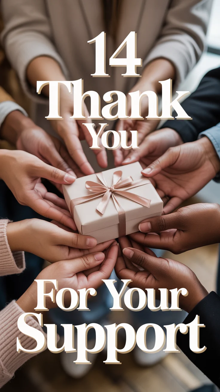 ✨ 14 Thank You For Your Support