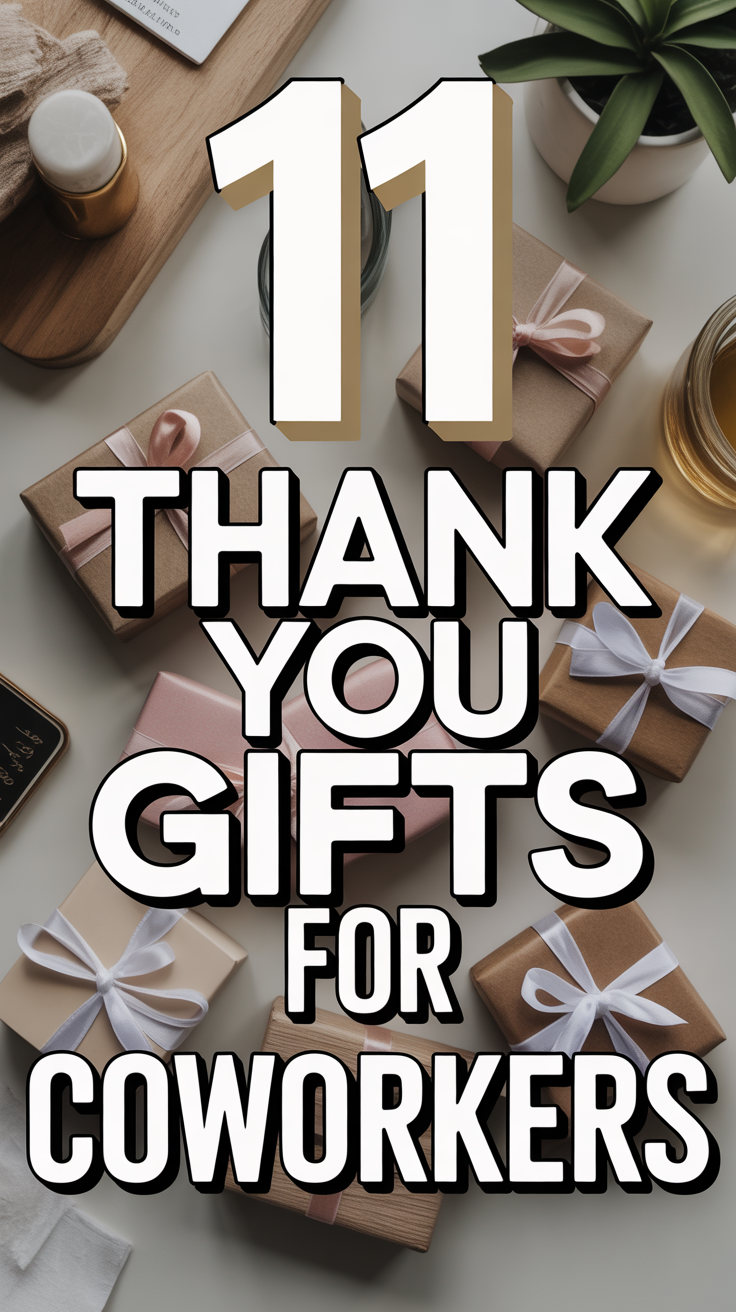 🎁 11 Thank You Gifts For Coworkers