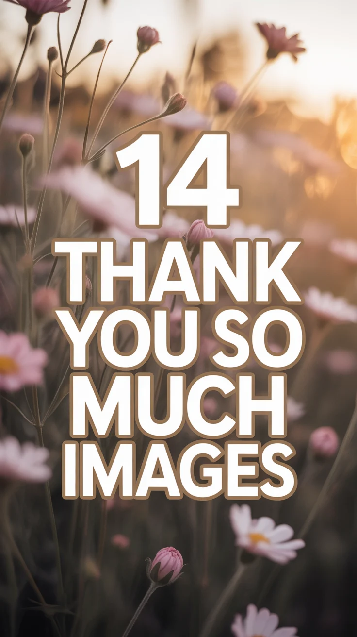 🙏 14 Thank You So Much Images