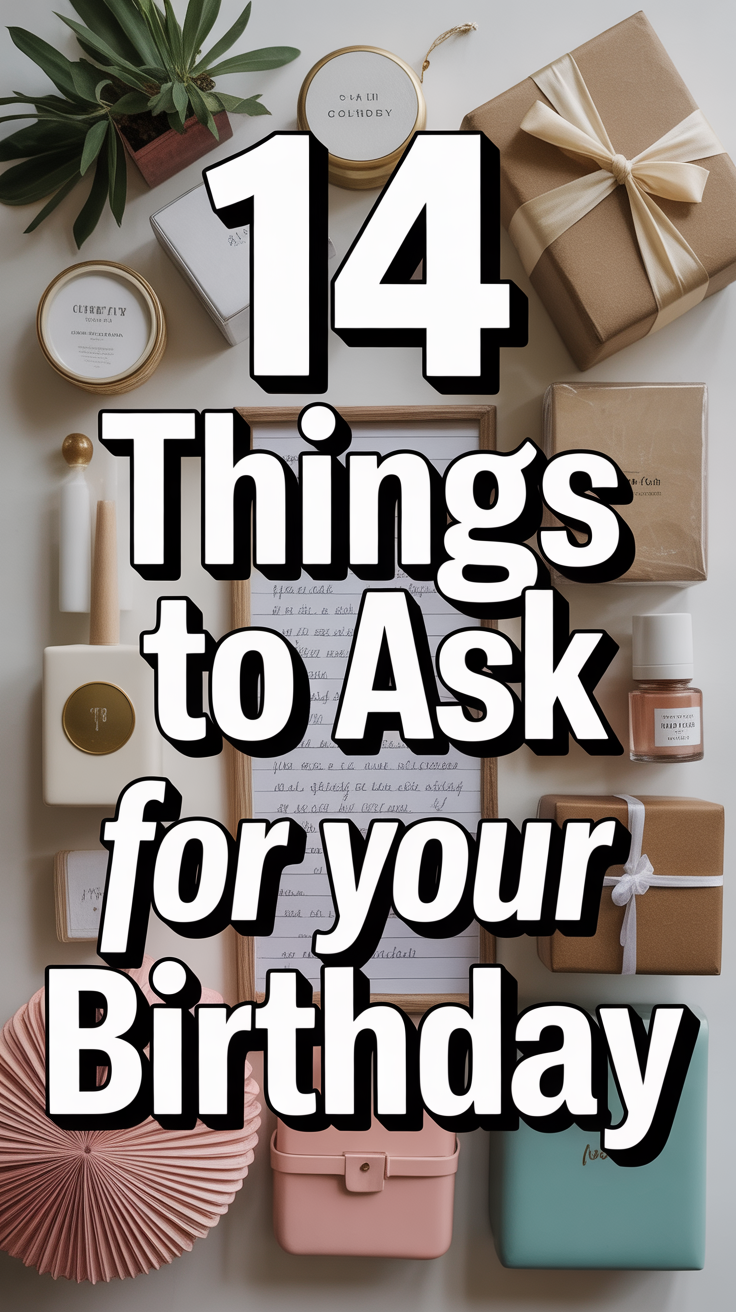 🎁 14 Things To Ask For Your Birthday