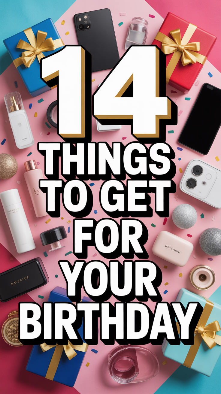 🎉 14 Things To Get For Your Birthday