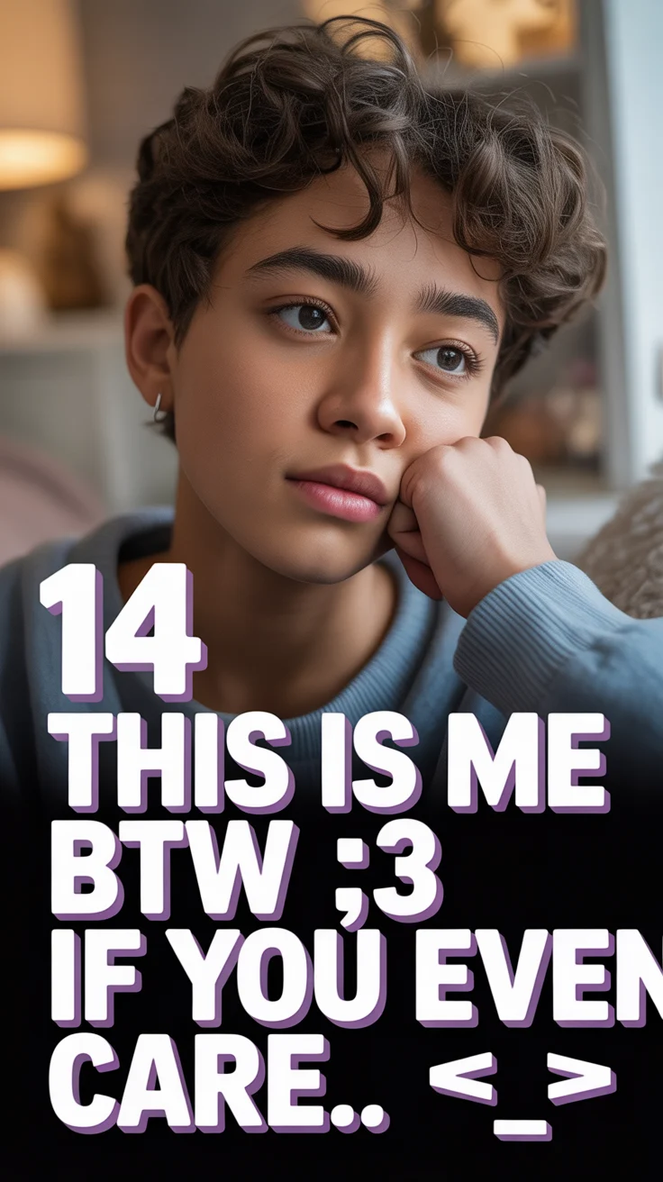 🧑 14 This Is Me BTW :3 If You Even Care.. ^_^