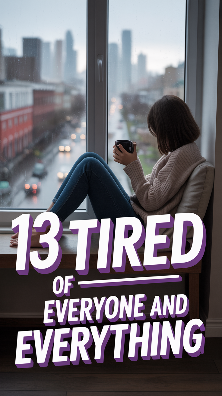 🙃 13 Tired Of Everyone And Everything