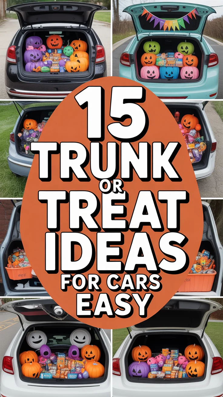 🎃 15 Trunk Or Treat Ideas For Cars Easy