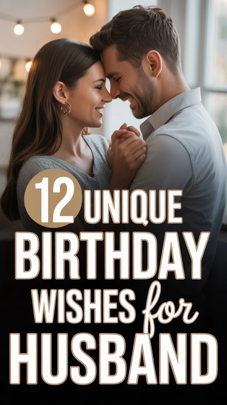 🥳 12 Unique Birthday Wishes For Husband
