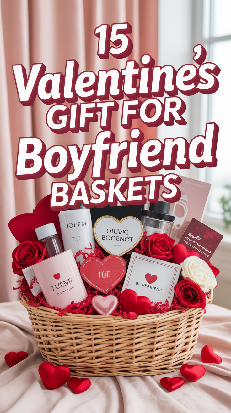 ❤️ 15 Valentines Gift For Boyfriend Baskets